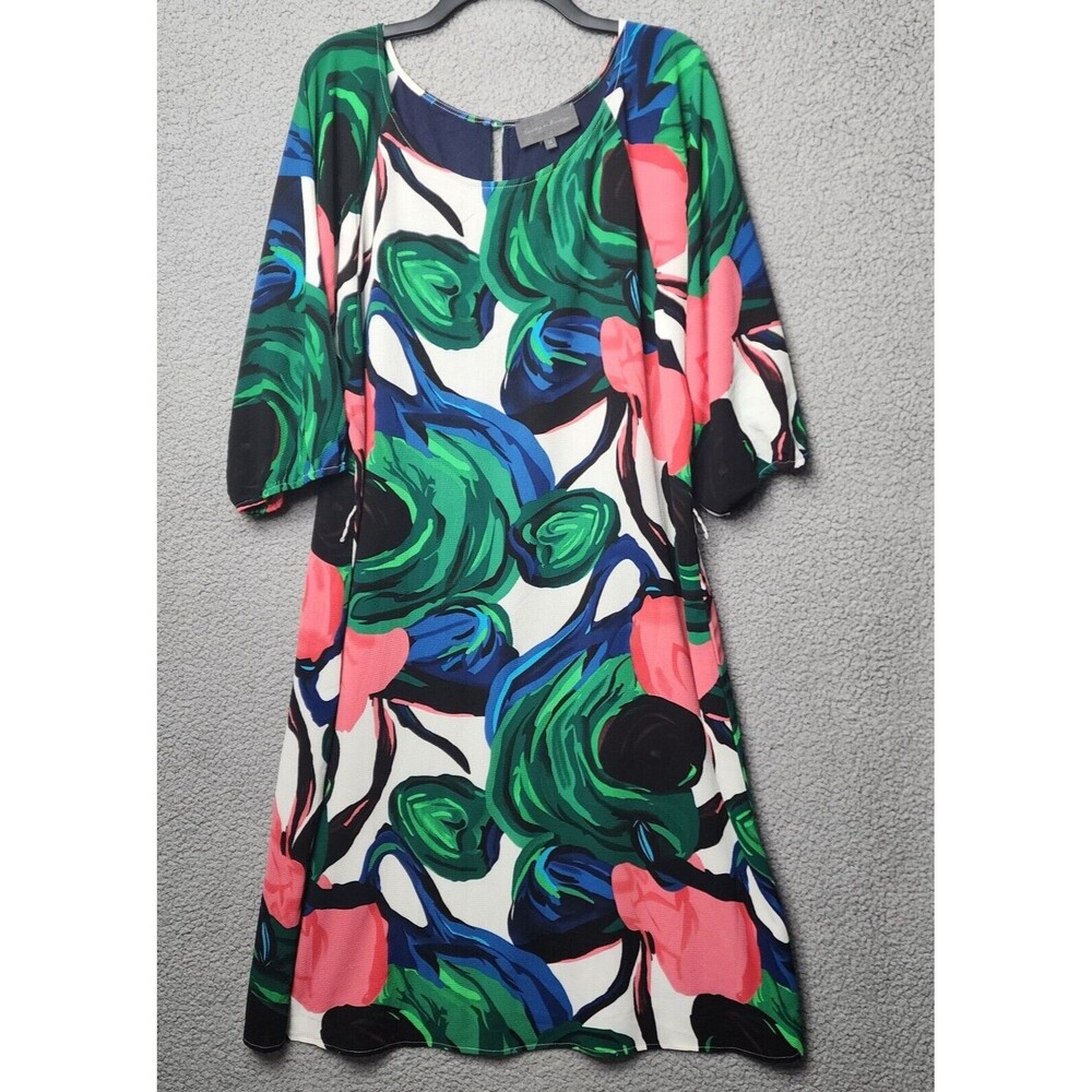 SUNDAY IN BROOKLYN Women's XL Callalily Floral Anthropologie Kimono Sleeve Dress